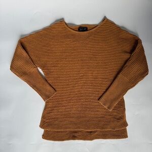 Rachel Zoe pumkin orange knit sweater size s